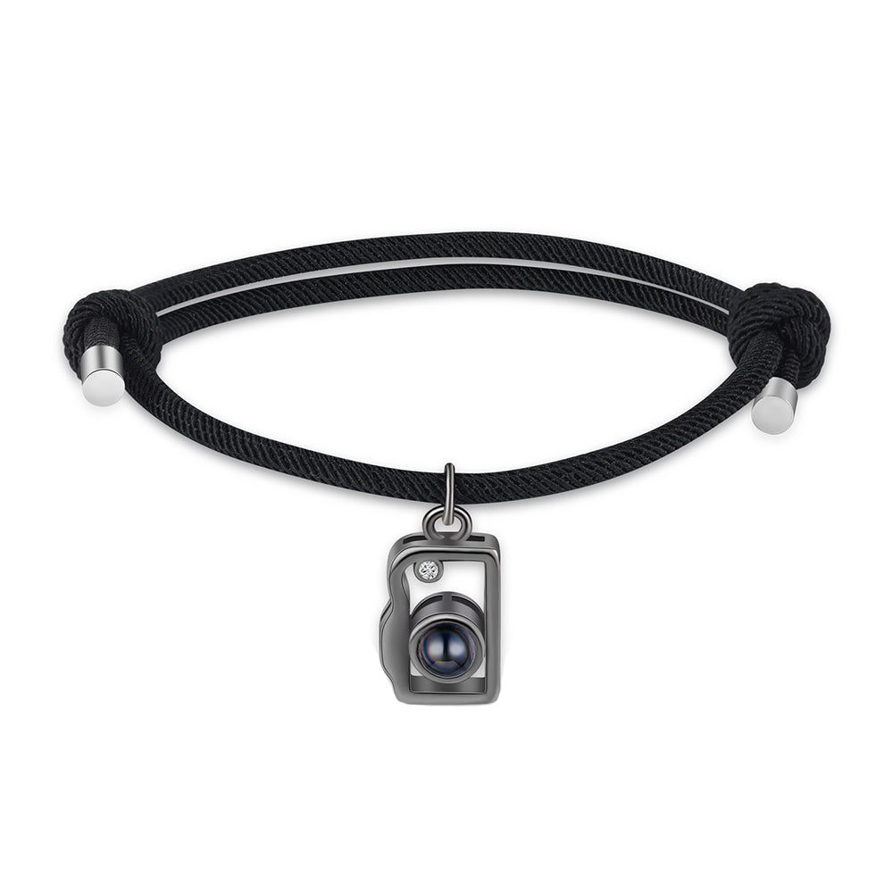 Custom Photo Projection Couple Bracelet
