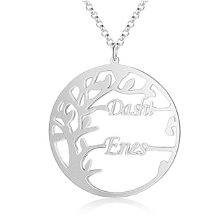Custom Name Family Tree Necklace