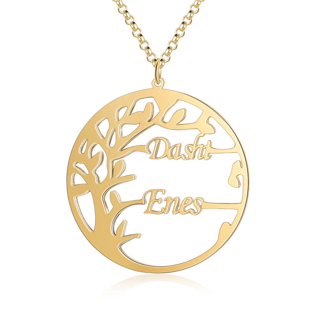 Custom Name Family Tree Necklace