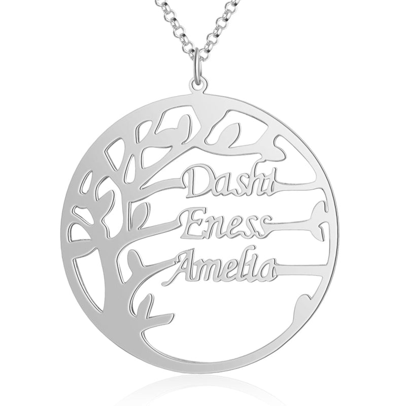 Custom Name Family Tree Necklace