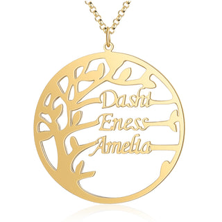 Custom Name Family Tree Necklace