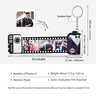 2023 Custom Graduation Film Keychain