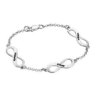 Personalized Silver Bracelet