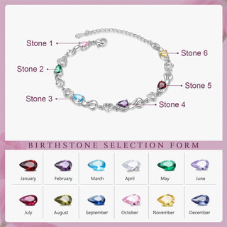 Custom Birthstone Bracelet