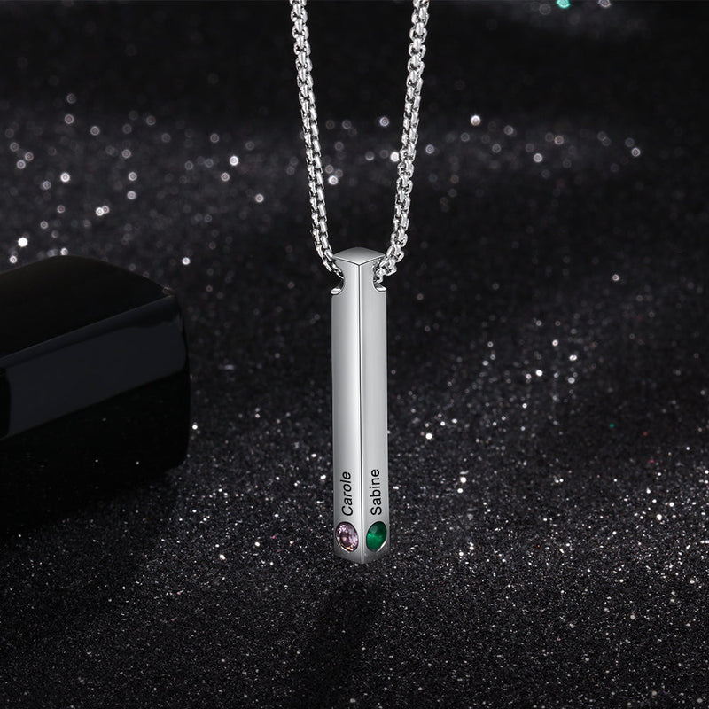 Birthstone Long Necklace