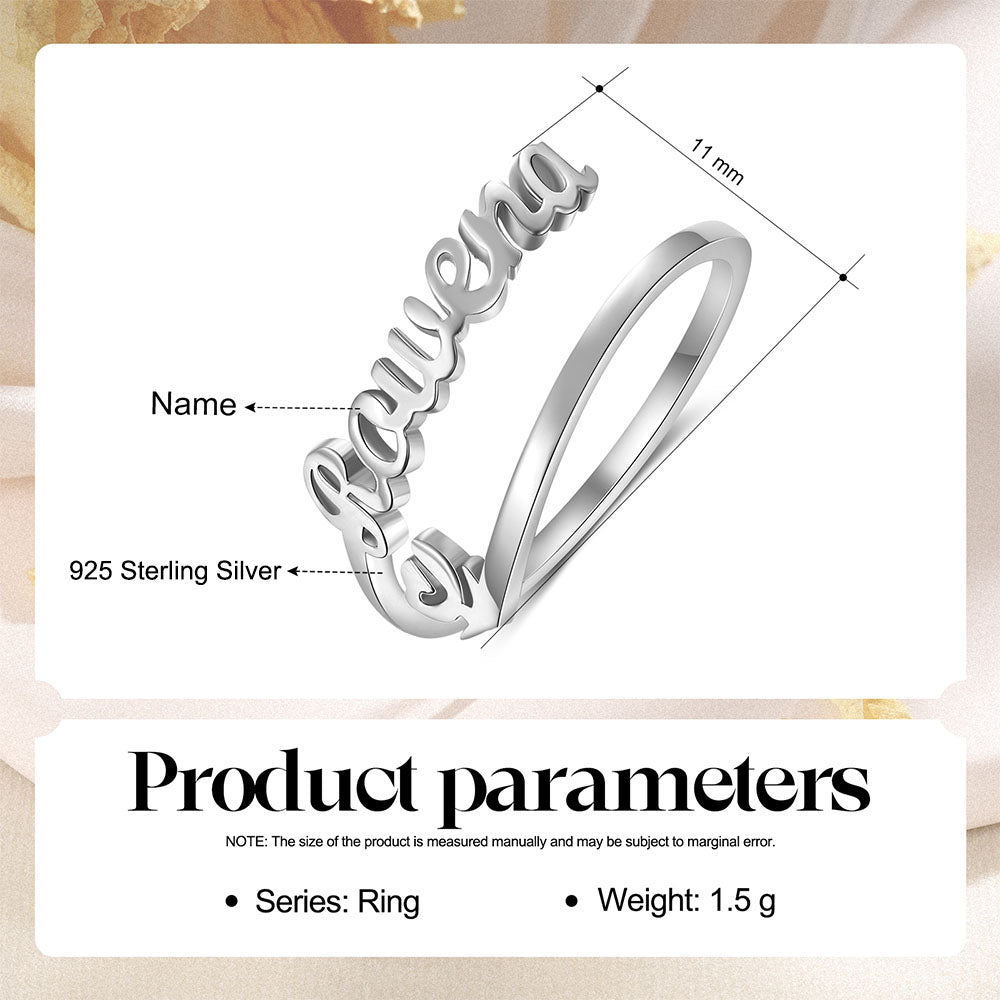 Personalized Name Ring