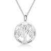 Stainless Steel Tree of Life Name Necklace