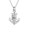 Custom Photo Anchor Necklace