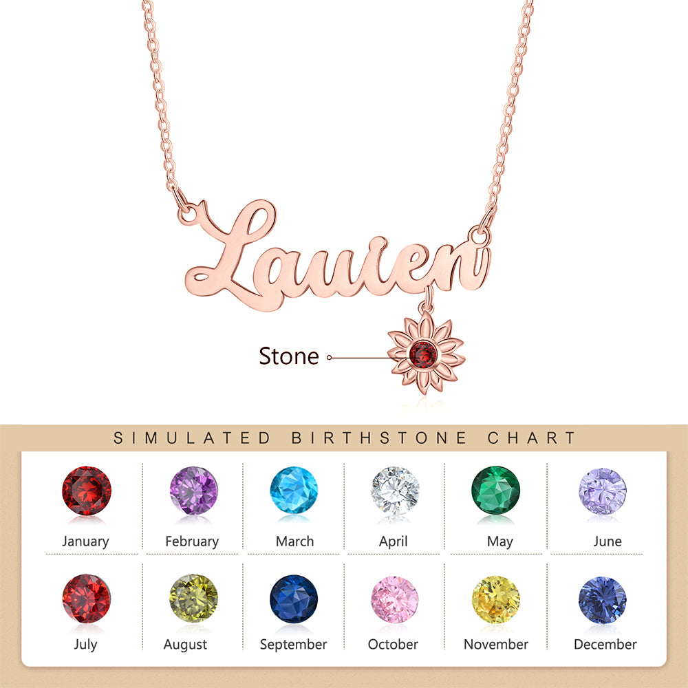 Line Cut Name Custom Necklace