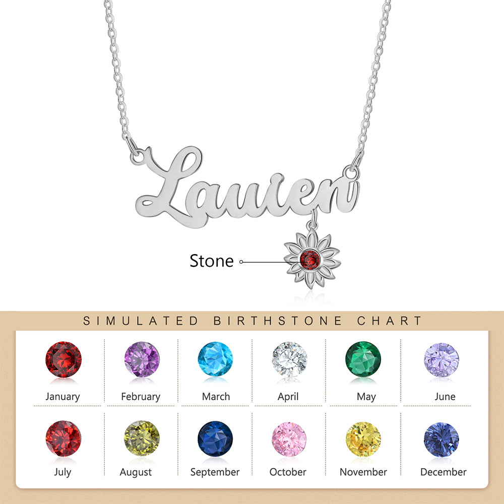 Line Cut Name Custom Necklace