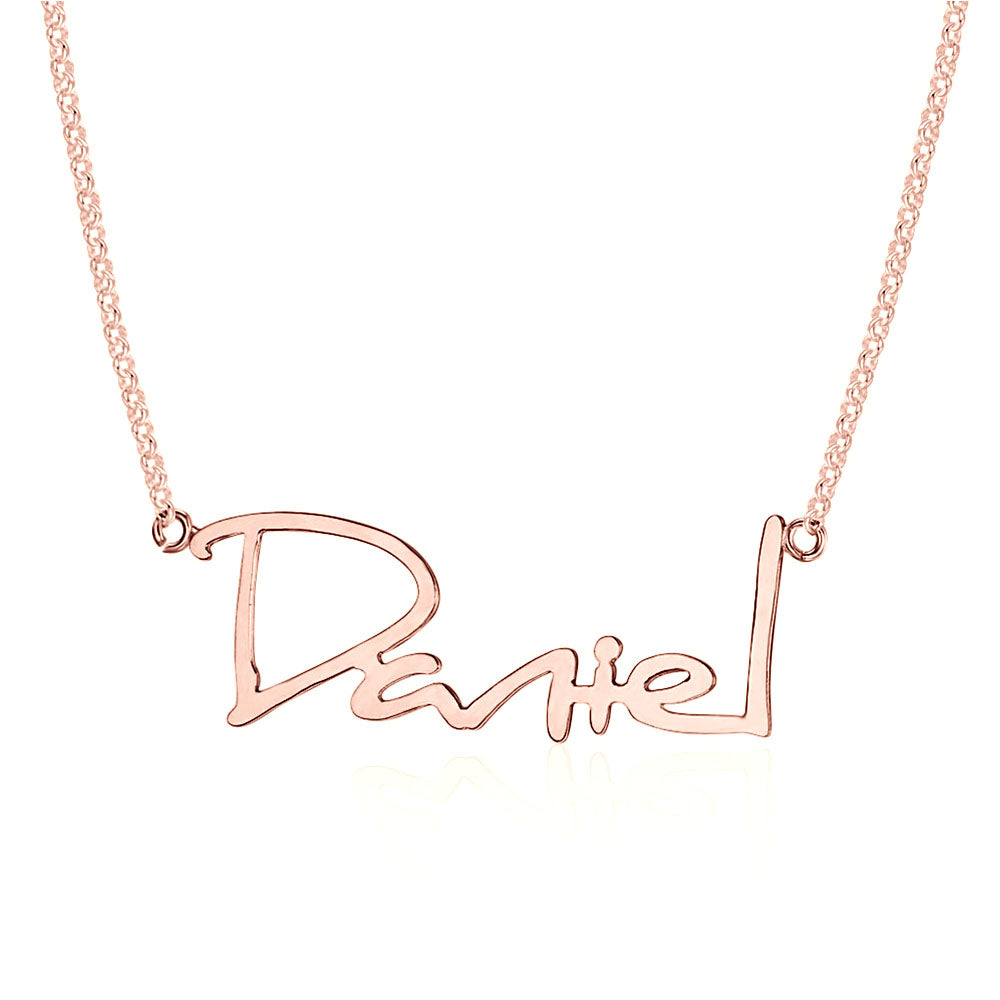 Personalized 925 Sterling Silver Handwritten Jewelry