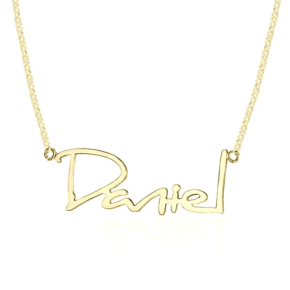 Personalized 925 Sterling Silver Handwritten Jewelry