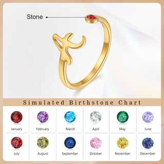 Custom Birthstone Ring