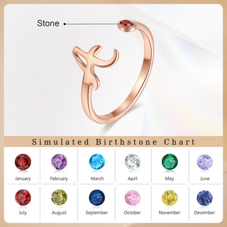 Custom Birthstone Ring