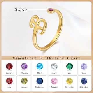 Custom Birthstone Ring