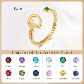 Custom Birthstone Ring