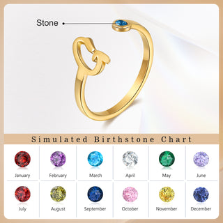 Custom Birthstone Ring