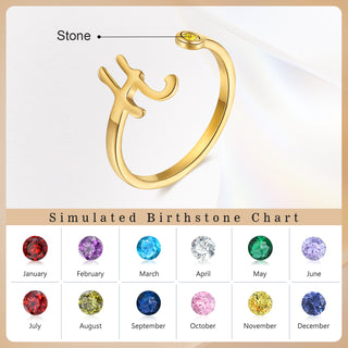 Custom Birthstone Ring