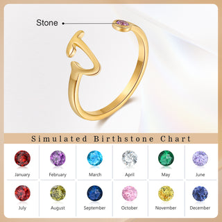 Custom Birthstone Ring