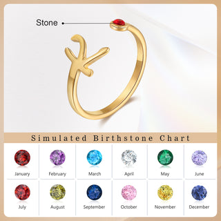 Custom Birthstone Ring