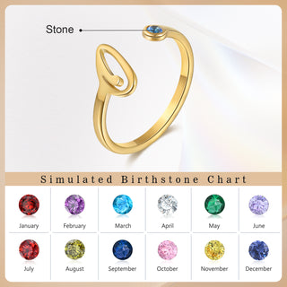 Custom Birthstone Ring