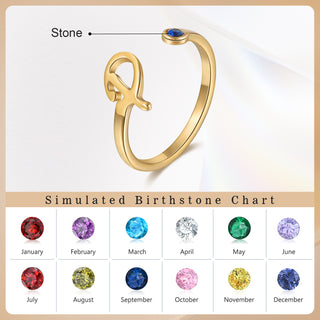 Custom Birthstone Ring
