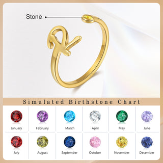 Custom Birthstone Ring