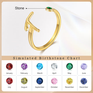 Custom Birthstone Ring