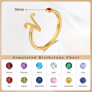 Custom Birthstone Ring