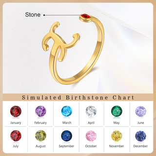 Custom Birthstone Ring