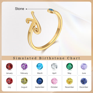 Custom Birthstone Ring