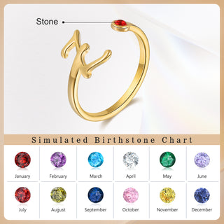 Custom Birthstone Ring
