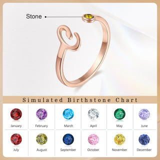 Custom Birthstone Ring