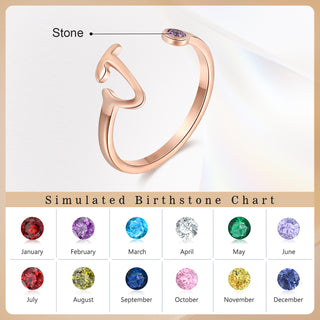 Custom Birthstone Ring