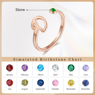 Custom Birthstone Ring