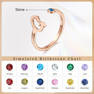 Custom Birthstone Ring