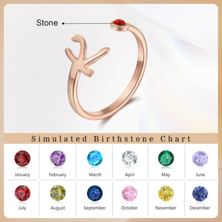 Custom Birthstone Ring
