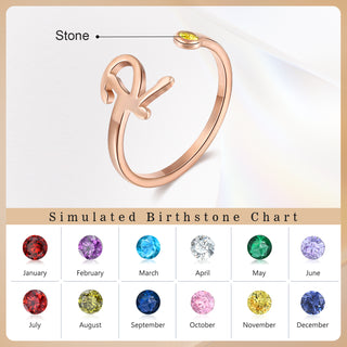 Custom Birthstone Ring