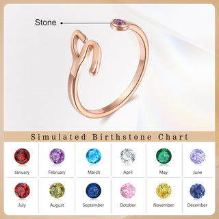 Custom Birthstone Ring