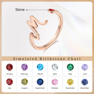 Custom Birthstone Ring