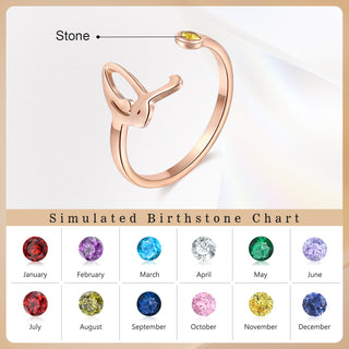 Custom Birthstone Ring