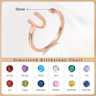 Custom Birthstone Ring