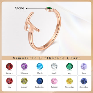Custom Birthstone Ring
