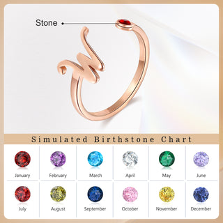 Custom Birthstone Ring