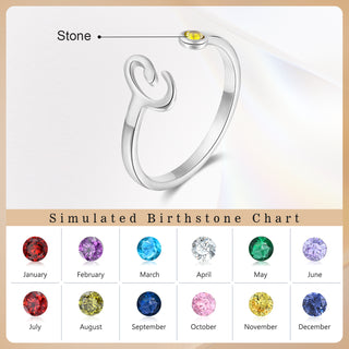 Custom Birthstone Ring