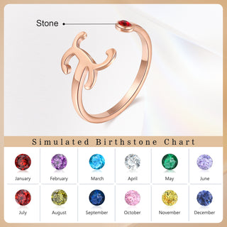 Custom Birthstone Ring