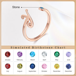 Custom Birthstone Ring