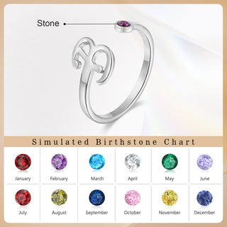 Custom Birthstone Ring