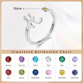 Custom Birthstone Ring