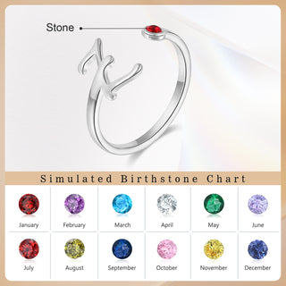 Custom Birthstone Ring